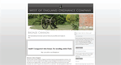 Desktop Screenshot of bronzecannons.com